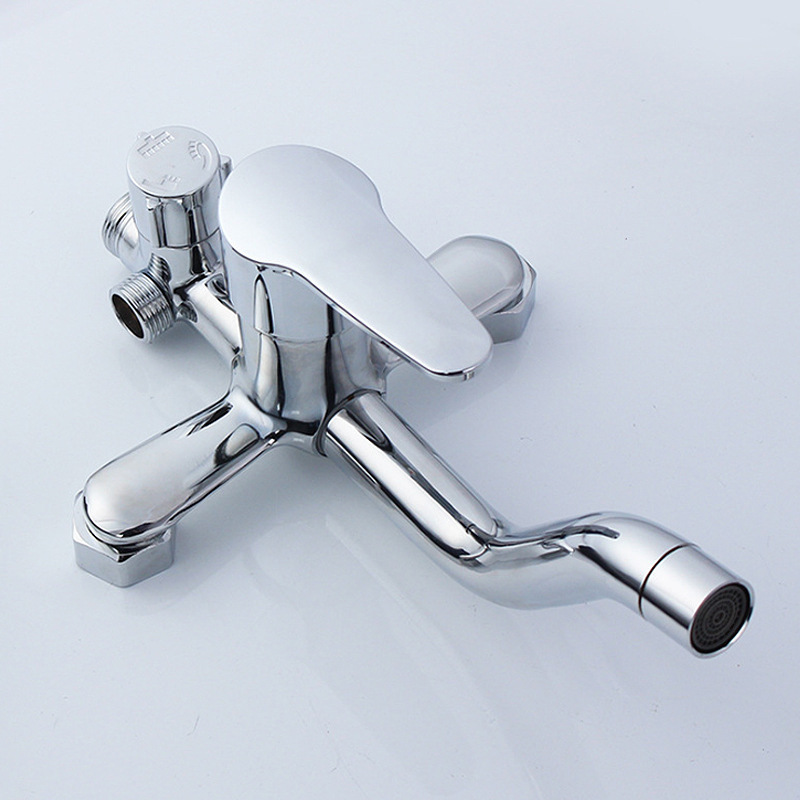 Shower faucet bathroom concealed three-stage bathtub Donald Duck faucet hot and cold faucet mix