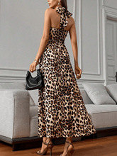 Y 11821 Sexy Leopard Print Backs Dress ���y�����B��ȹ