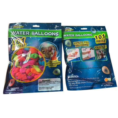 Summer Automatic Waterproof Balloon Toy Foam Bullet Automatic Seal Pressure Outdoor Beach Water Balloon Water Fight