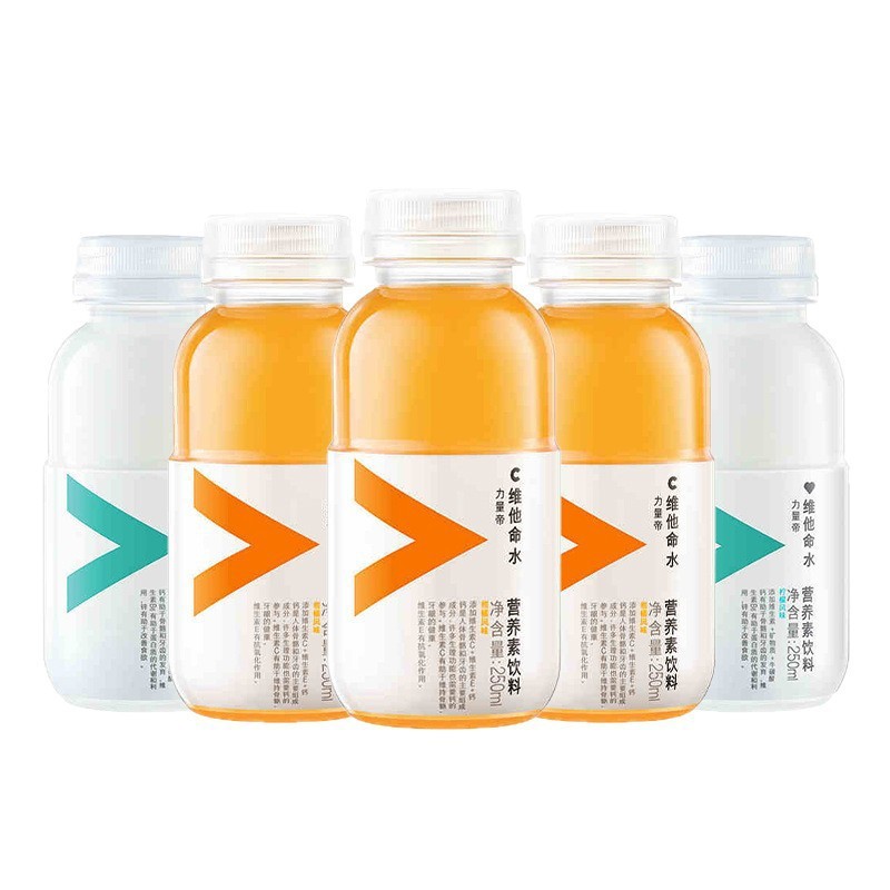 农夫山泉力量帝维他命水250ml*12瓶迷你柠檬柑橘风味维生素c饮料
