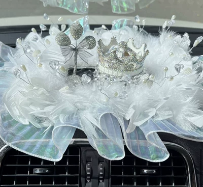 Crown Car Perfume Holder Car Perfplant seat - 26-anti-slip-mat-drill-ball-ornament-crown