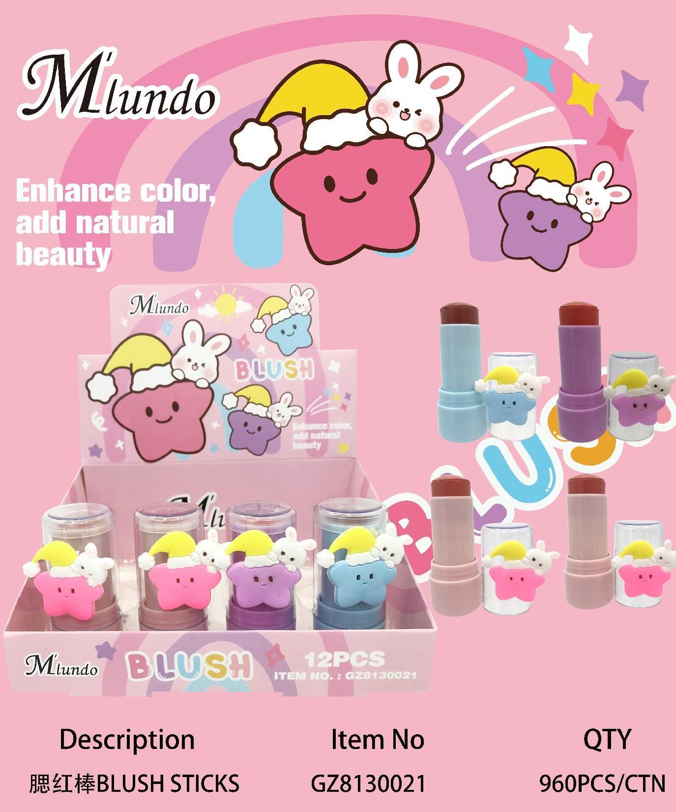 Nuevo Mlundo seis colores de alto brillo concelador blush sequinilla decolor óleo labial invisible barra de concelador maquillaje al por mayor