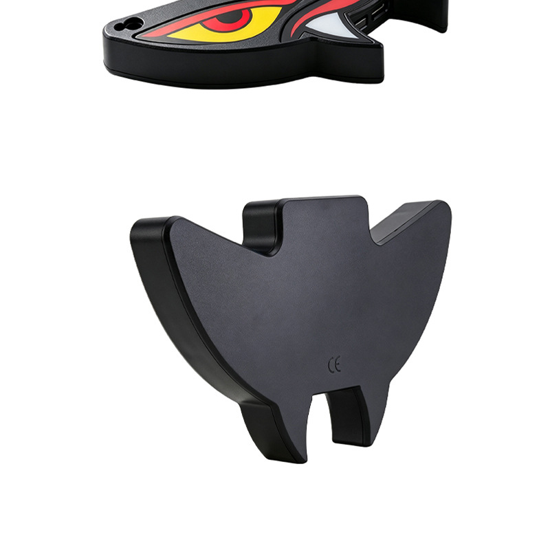 Cross-border solar-powered dynamic devil's eye LED warning light for cars, trucks, and vans