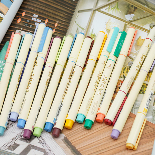 Dianshi soft-head marker pen handbook student design hook pen painting pen art animation watercolor pen DS-827