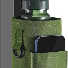 健身房水壶袋带磁铁挂墙保温瓶包可折叠可调节肩带户外运动杯套