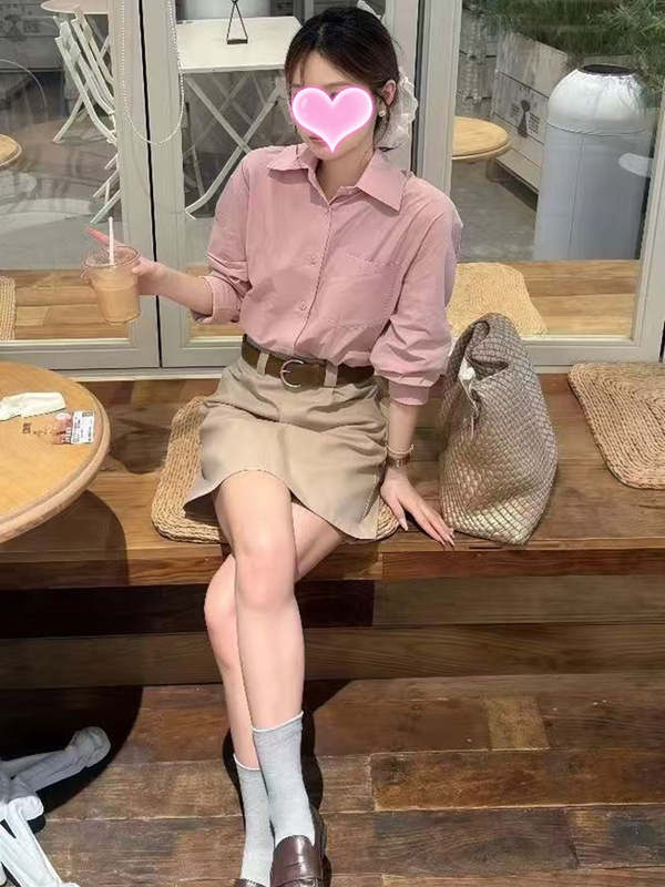 秋季一整套穿搭港味复古chic感绝美漂亮衬衫裙子两件套装|undefined