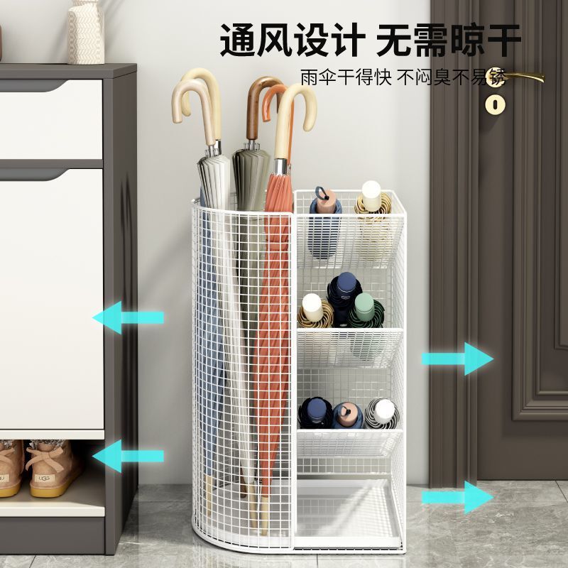 雨伞架收纳伞桶商用酒店大堂置物大容量家用班级门口入户放伞神器|undefined