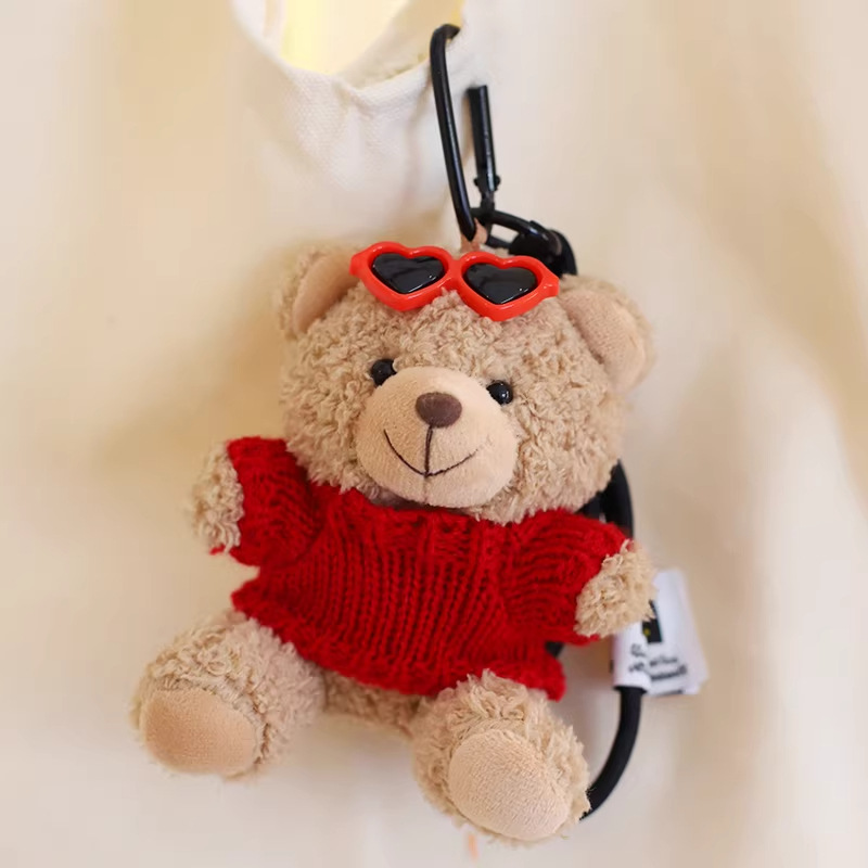 Teddy Bear bolsos colgantes muñecas bolsas de peluche llaveros bolsas de muñecas Teddy Bear muñecas eventos regalos impresión logo