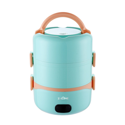 Electric rice cooker lunch box, warm-keeping lunch box, plug-in with built-in heating, office worker office steam-cook hot meals magic tool