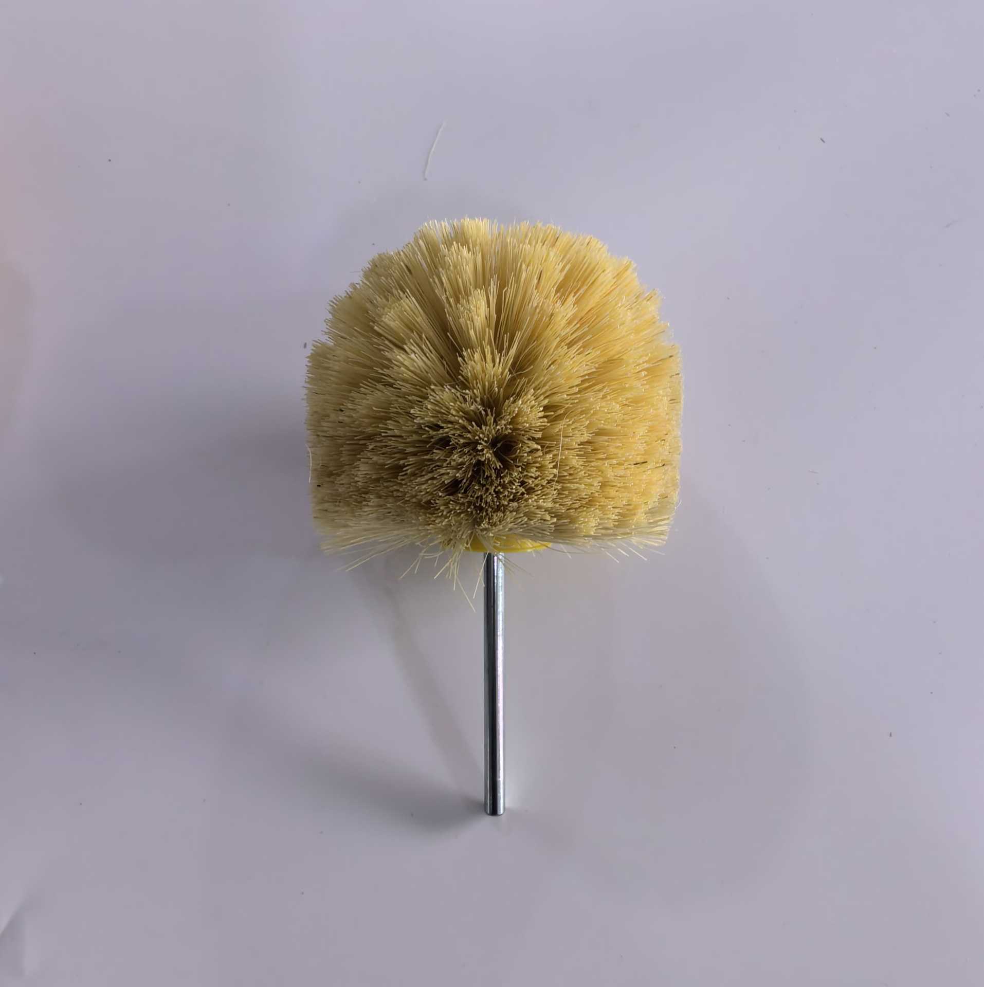 Las ventas mensuales de productos transfronterizos de Wenbo son más de 10,000 Qingguang encerado y pulido de lana de caballo sisal de cerdo cabeza de flor ovalada de nailon