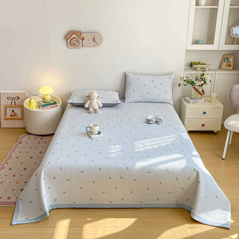 Комплект покрывала 3 предмета (Nantong Home Textile), вязанный двухслойный печатный хлопок, несколько размеров