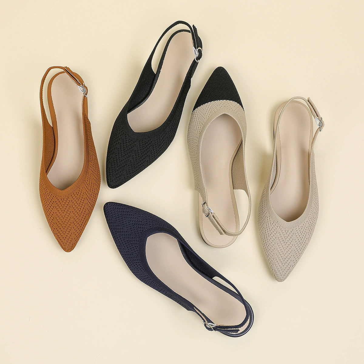 BT6-3 Новые женские сандалии для внешней торговли большого размера с острым носком, на толстом каблуке, модная обувь для женщин оптом