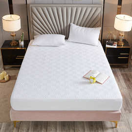 全棉夹棉床笠纯棉加棉床罩床垫席梦思保护套新品磨毛床褥1.5米1.8