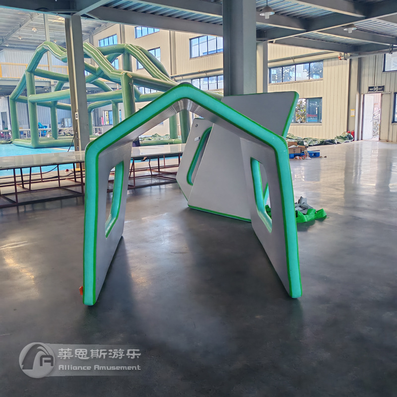 Inflatable tent made of woven fabric, suitable for self-driving camping, emergency rescue inflatable tent, vehicle-mounted, no steel frame required