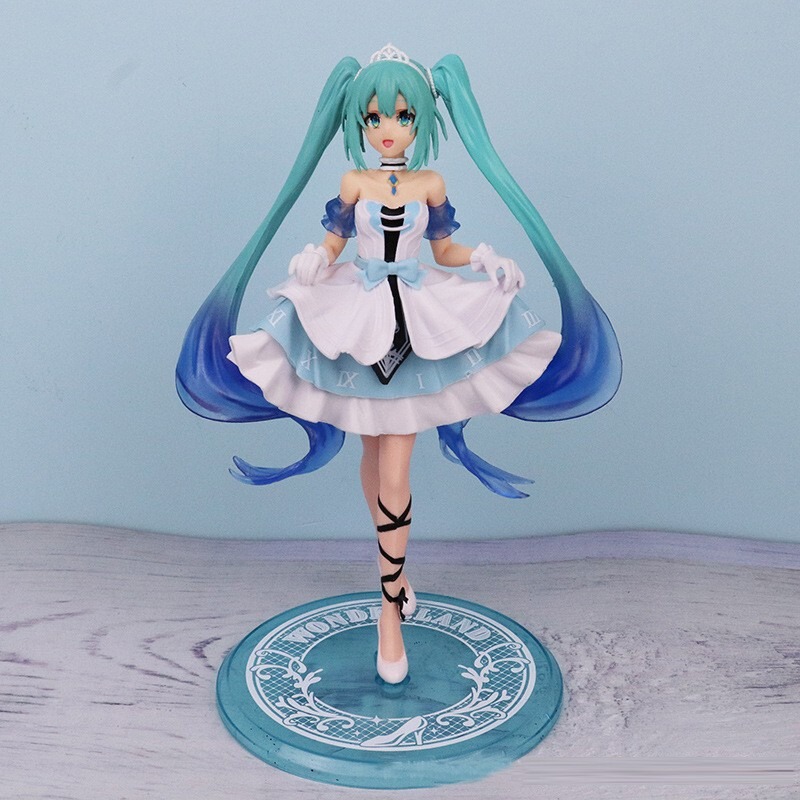 Free Shipping Hatsune Figure Cinderella Ornaments Anime Peripheral Model Toys Street Stall Doll Machine Supply