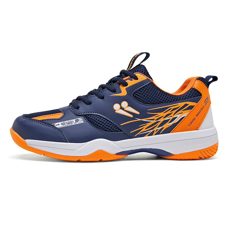 ROANK zapatos de bádminton para hombres y mujeres zapatos de entrenamiento amortiguadores zapatos deportivos profesionales respirantes anti-deslizantes zapatos de tenis resistentes al desgaste