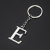 Fashionable keychain with letters, pendant, custom made, English, 26 pieces, Birthday gift