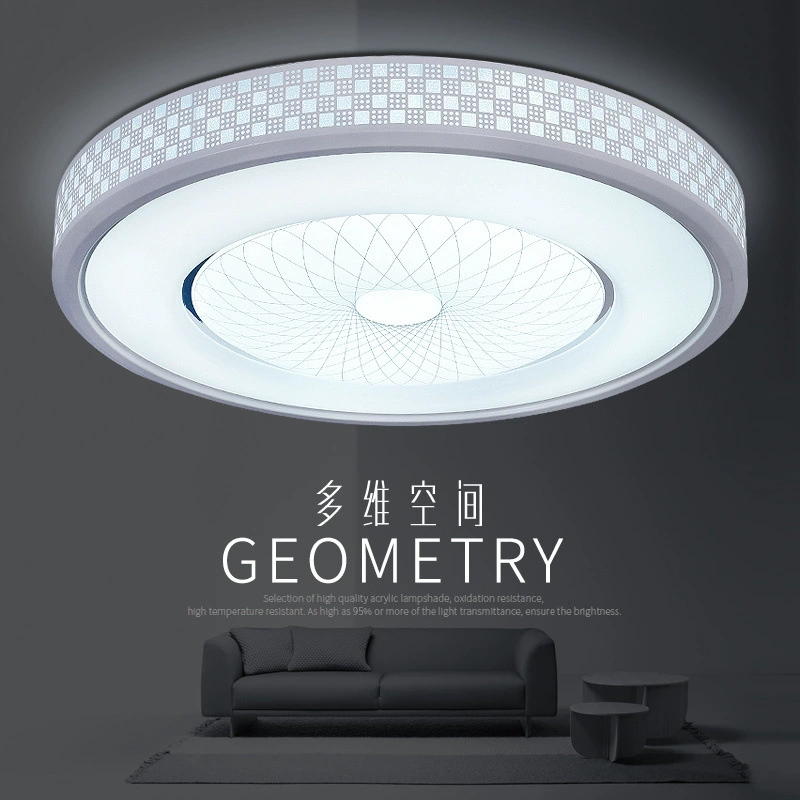 Светодиодный потолочный светильник, круглый светильник для спальни, гостиной, теплая комната, ресторан, балкон, коридор, проход, входное освещение, освещение