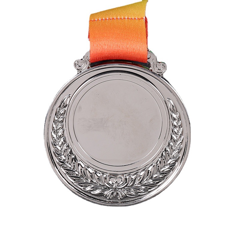 En stock en blanco trigo Spike medalla impresa LOGO maratón medalla Juegos campeón subcampeón medalla conmemorativa venta al por mayor