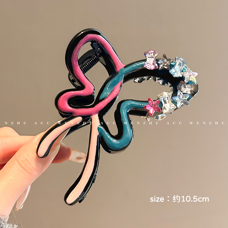 11879E 컬러 다이아몬드 나비 11*7