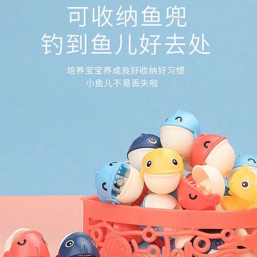 Children's Electric Rotating Magnetic Fishing Toy Educational Preschool Multifunctional Music Rotating Fishing Plate Kids Gift