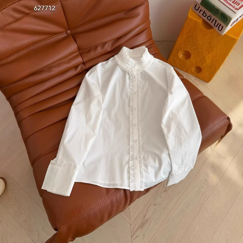 2026 Early Spring New Style French Retro Gentle and Stylish Versatile Pleated Lace Patchwork Shirt Wholesale 2026 Early Spring New Style French Retro Gentle and Stylish Versatile Pleated Lace Patchwork Shirt Wholesale
