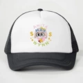 Printed ANITA MAX WYNN Two-Tone Mesh Cap - Black/White