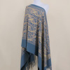 Scarf, cashmere, ethnic cloak, keep warm trench coat, with embroidery, ethnic style