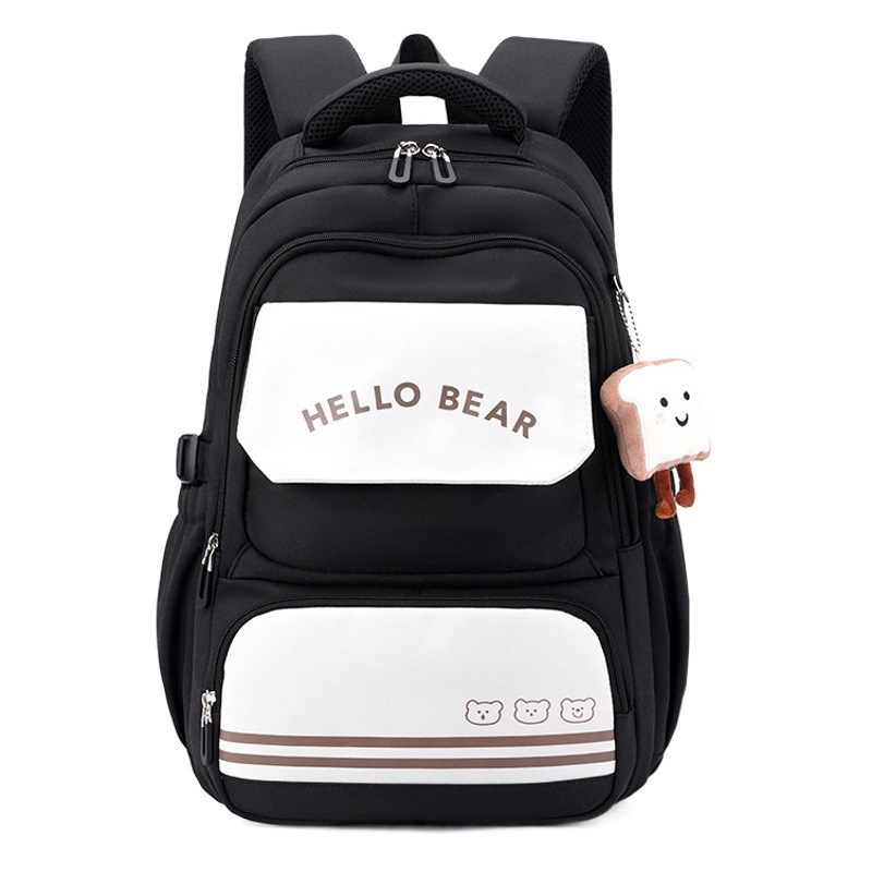 Mochila escolar nueva de pez natural para mujer universitaria, mochila de gran capacidad para escuela secundaria, estudiantes de escuela primaria, 3.º a 6.º grado, a prueba de salpicaduras