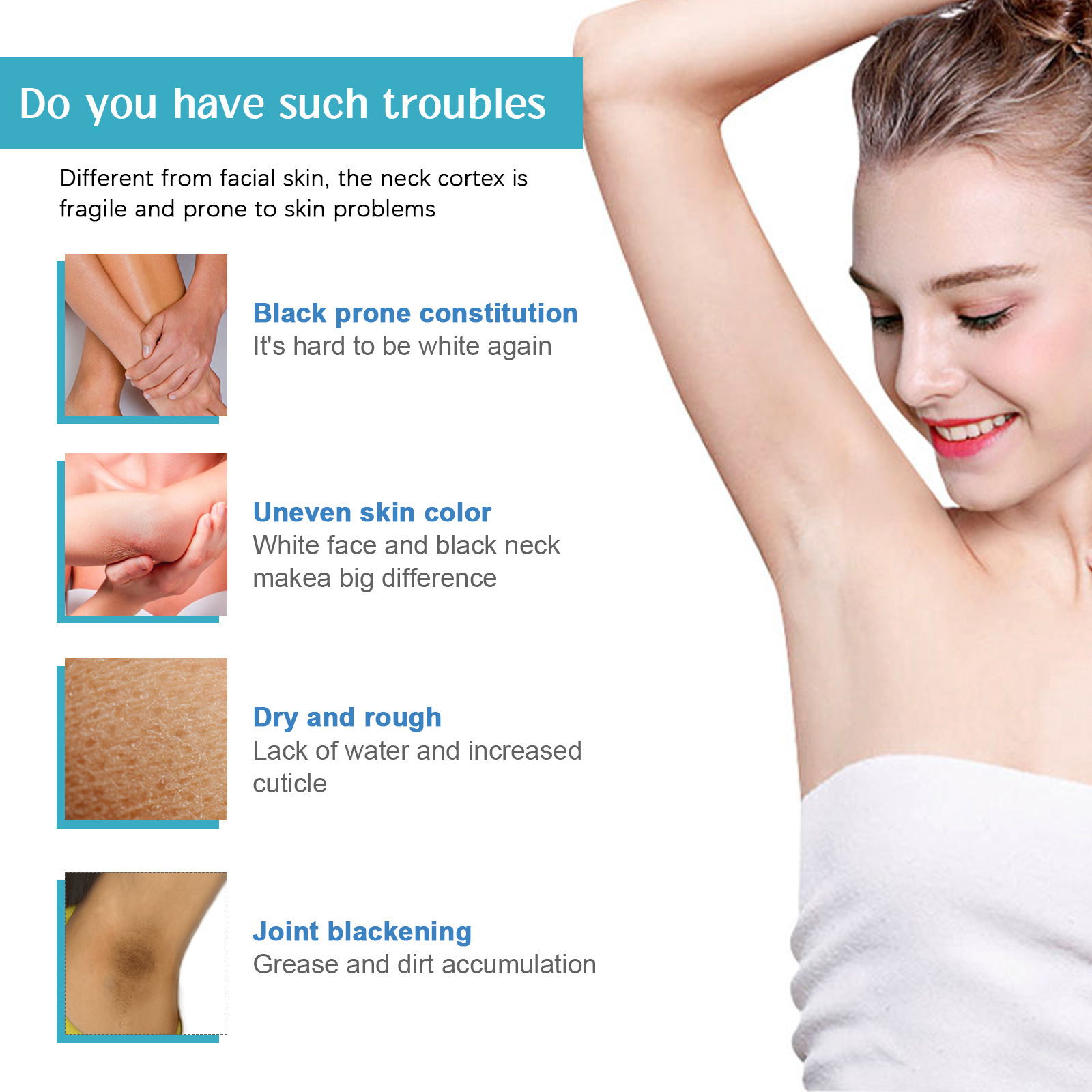 West&Month Exfoliating Pad renser i dybden død hud i kroppen, falmer ledsorthed, blødgør oplyser huden,_voghion.com