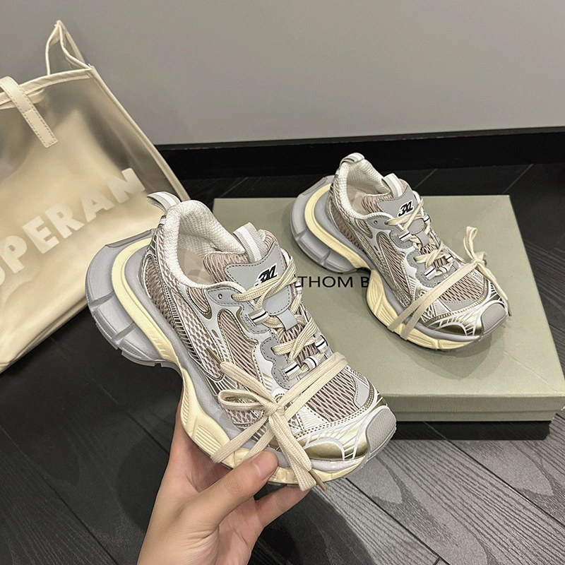 Кроссовки Dad Shoes (Париж) 3XL — ретро массивные унисекс кроссовки, повседневные спортивные платформы
