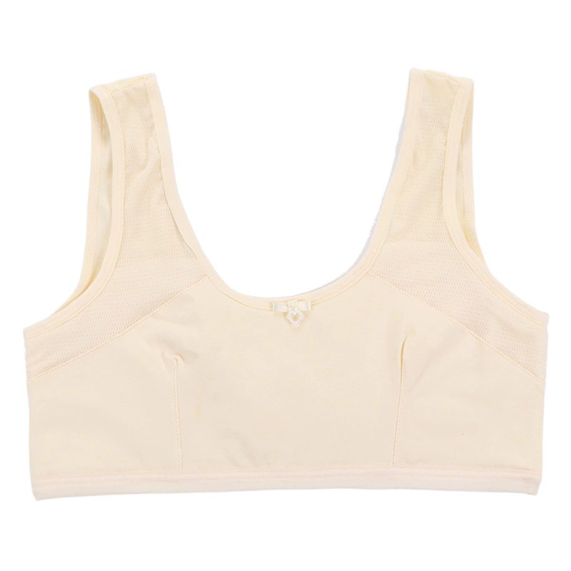 Нижнее белье для девочек, период развития, детский бюстгальтер без ободков, жилеты для девочек, тонкий, средний и большой детский студенческий бюстгальтер из чистого хлопка