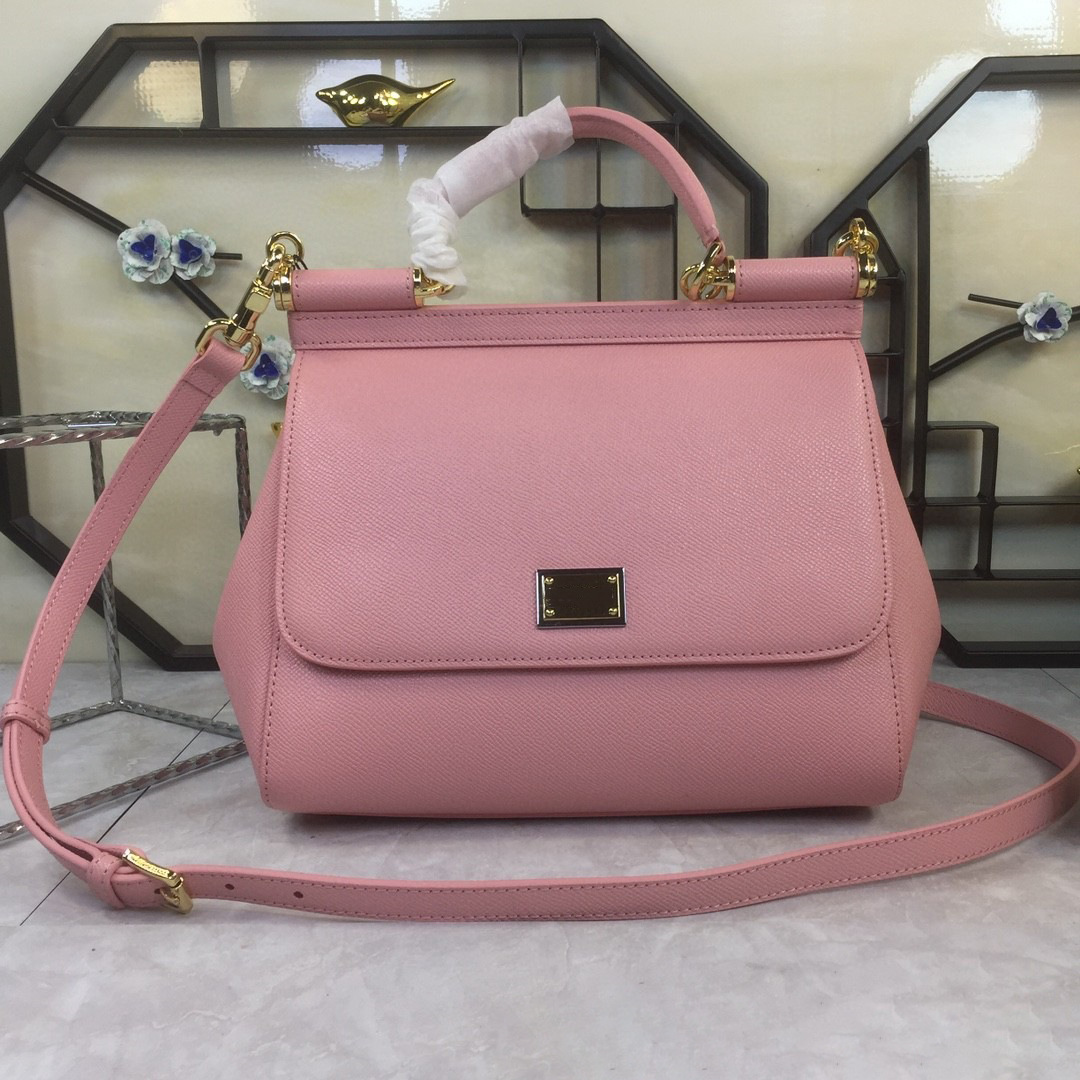 2025 New Women's Handbag Solid Color Versatile Elegant Cowhide Grain Leather Simple Shoulder & Crossbody Bag - Thumbnail 3