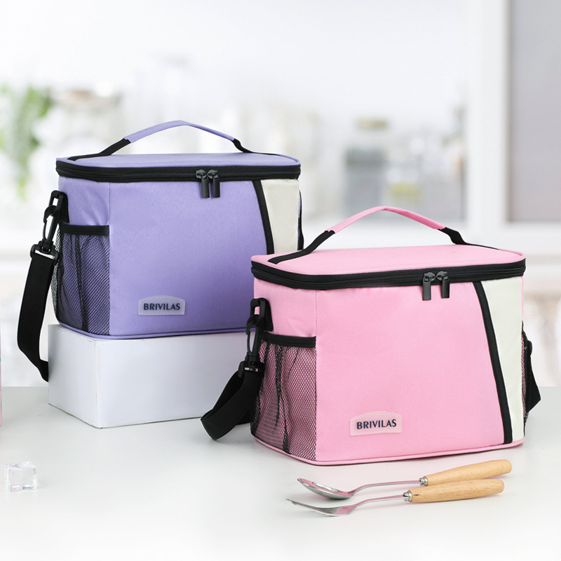 Nueva bolsa de almuerzo de tela de Oxford bolsa de picnic dopamina contraste bolsa de hielo bolsa de almuerzo bolsa de aislamiento bolsa de camping