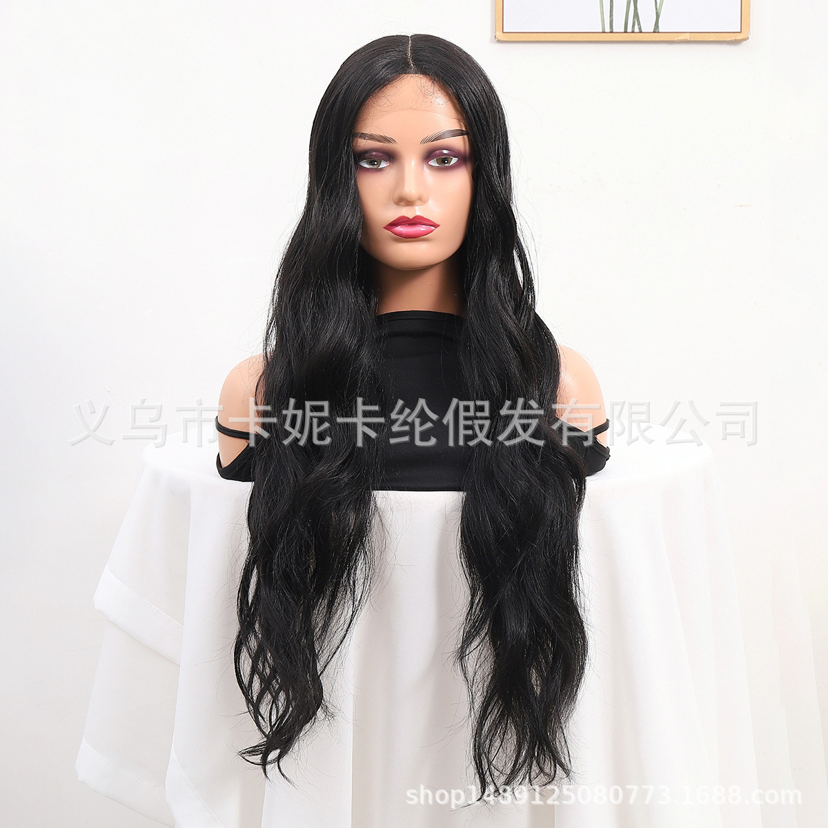 NEWLOOK nuevo tipo de pelucas negras transfronterizas europeas y estadounidenses de cabello de encaje de cabello real.