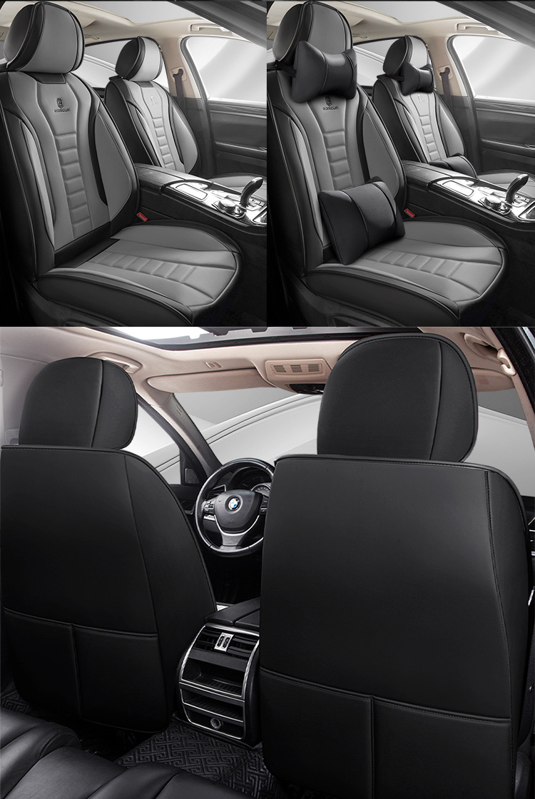 New All-Inclusive Full Leather Four-Season Universal Car Seat Cover Cushion Five-Seater All-Inclusive Seat Cover Amazon Foreign Trade Wholesale