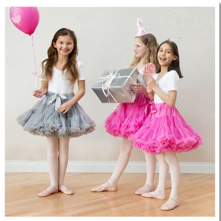 Song Ni flor niña tutu falda primavera verano niños vestido de un año falda de media longitud falda de conejo falda de princesa tutú