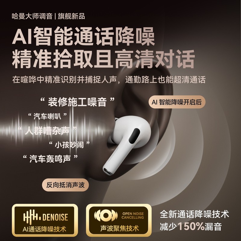 真无线蓝牙耳机华强北蓝牙耳机高音质降噪耳机2025新款蓝牙耳机|undefined