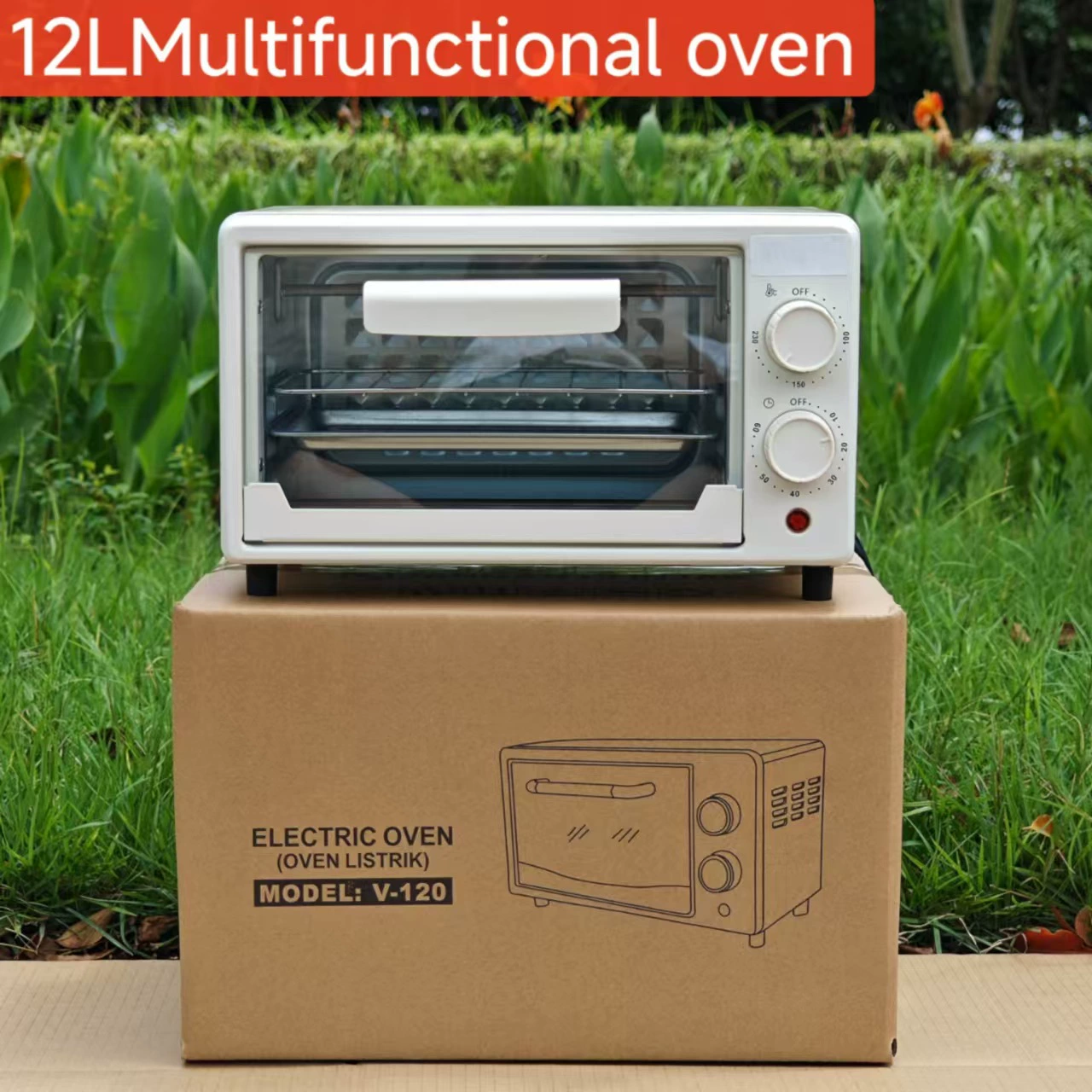 Microwave Oven F.BLÜMLEIN 25 L, mechanical knobs, turntable, EU/UK plug options
