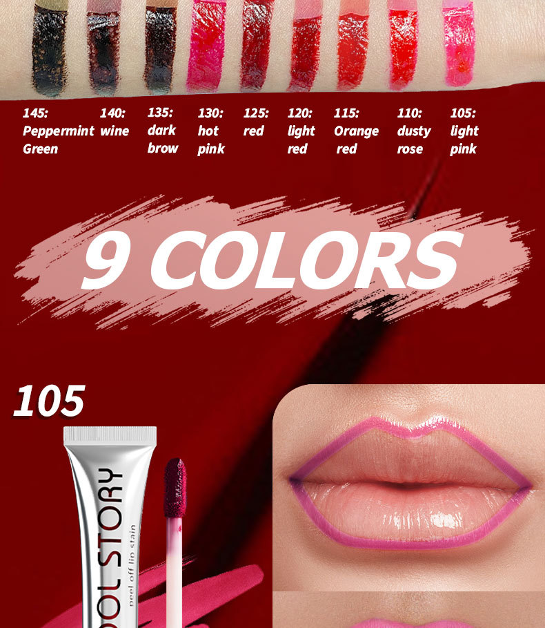 22g Weight Lip Glaze Type Of Cosmetics Contains Liquid Ingredient Plastic Material Letter Pattern Letter Plastic Lip Glaze Beauty & Health 8