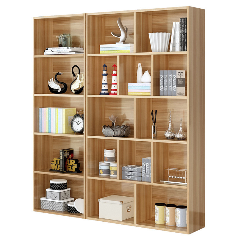Free Combination Storage Cabinet with Door Children's Bookcase Simple Modern Student Storage Rack Bookcase Ready for Sale