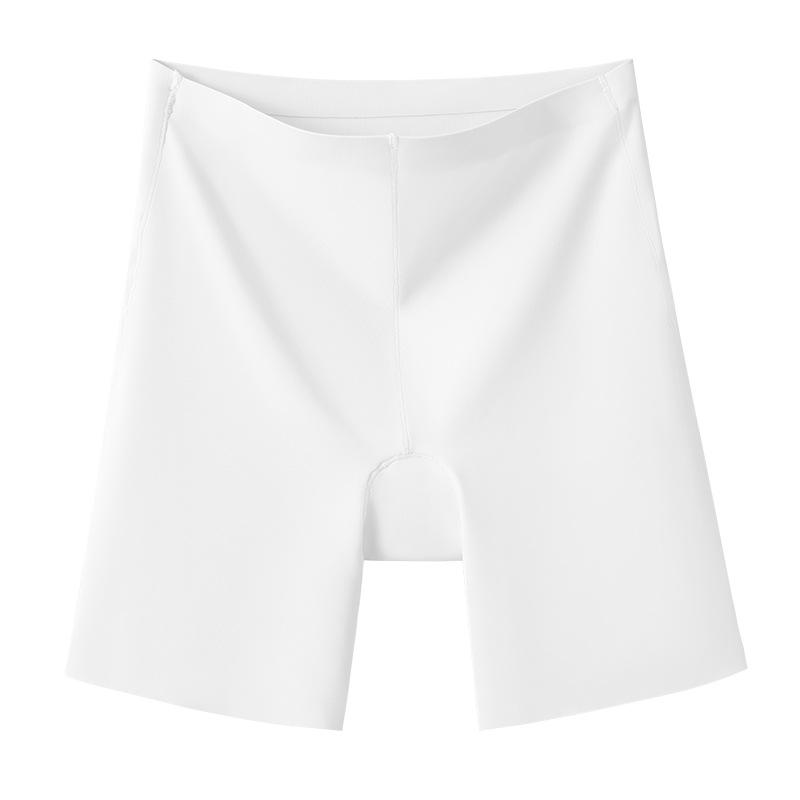 Pantalones de seguridad antideslumbrantes para mujer nueva ropa interior sin costuras de seda de hielo dos en uno calzoncillos bóxer de abdomen pantalones de seguridad para mujer de verano