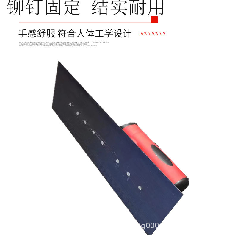 Acero de manganeso para hornear azul empuje cuchillo piso pintura masilla espátula paleta