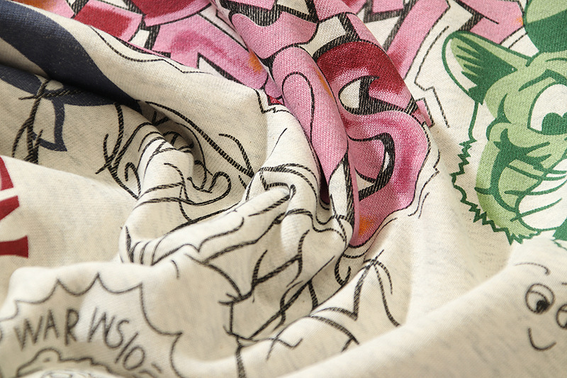 Marque de mode américaine High Street Madonna graffiti peint à la main rétro vieux sweat-shirt à capuche pour hommes et femmes veste ample à capuche_voghion.com