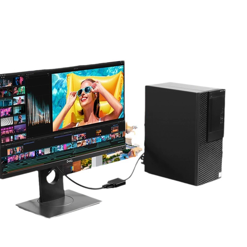 Кабель DP-VGA, порт DisplayPort для подключения видеокарты к монитору, высокоскоростная передача данных