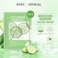 KOEC Огурец увлажняющий увлажняющий питательный фруктовый маска с 5 таблетками внешней торговли Amazon трансграничный спот экспорт MSDS