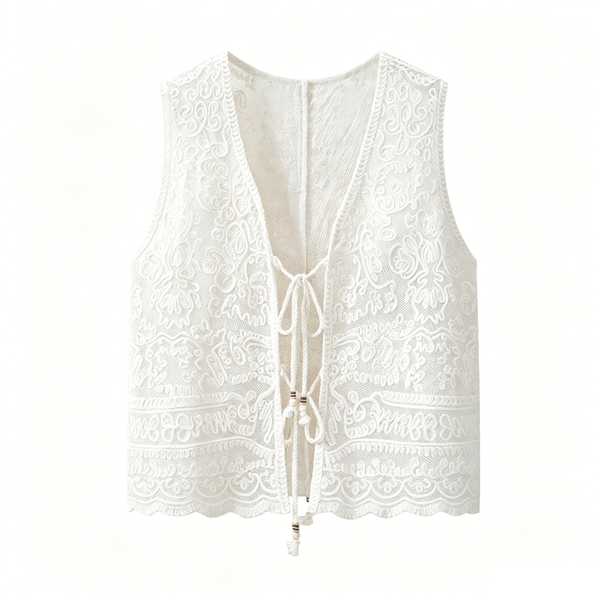 TAOP & ZA ropa de mujer verano 2026 nueva moda simple inteligente elegante chaleco de gancho