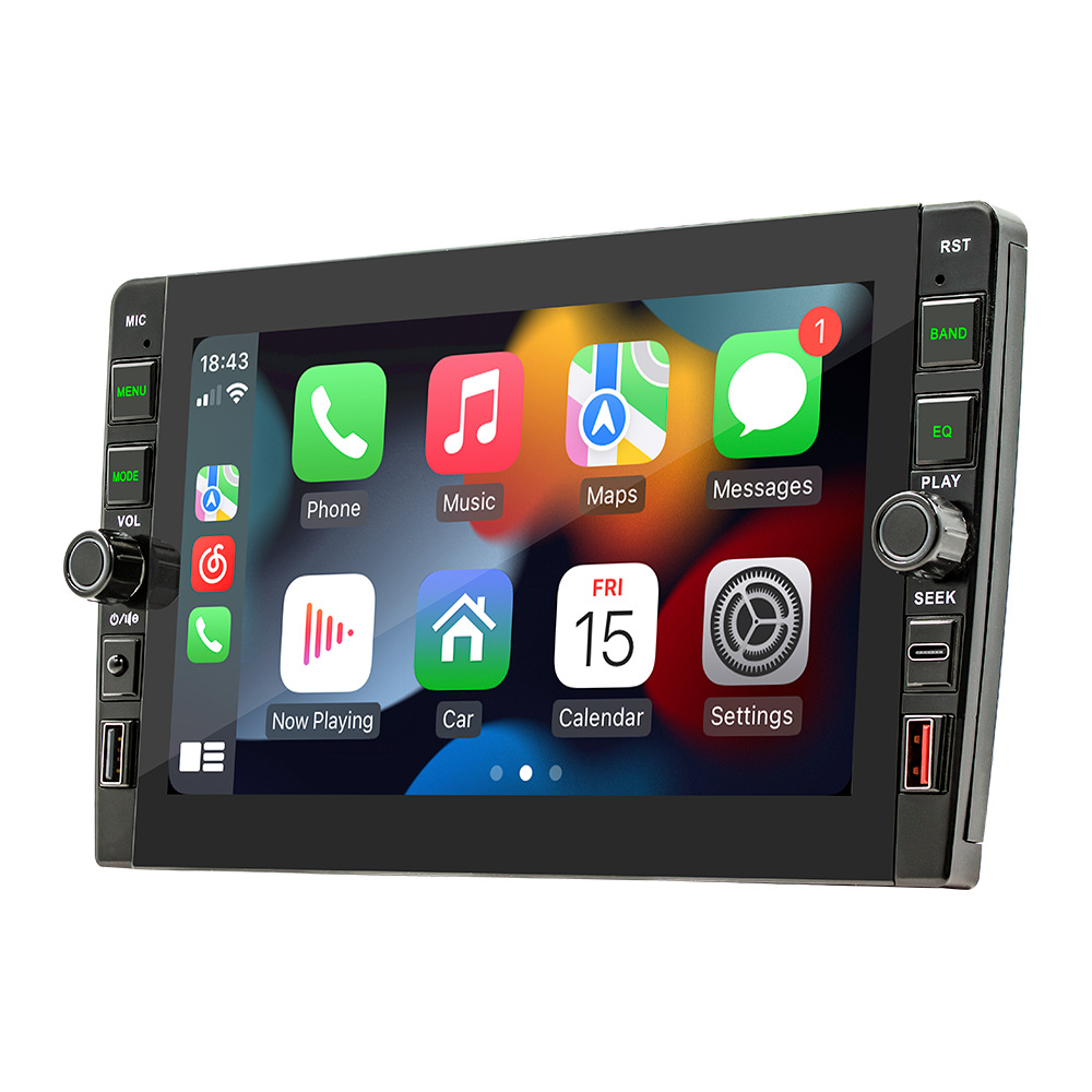 Carplay inalámbrico de 9 pulgadas HD pantalla grande imagen de marcha atrás coche Android navegación GPS reproductor Bluetooth
