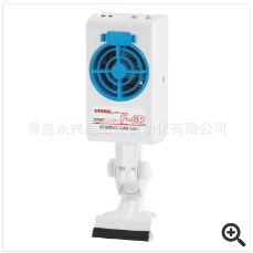 日本 威威VESSEL 微型静电消除风扇含夹紧架No.F-6RCL-E