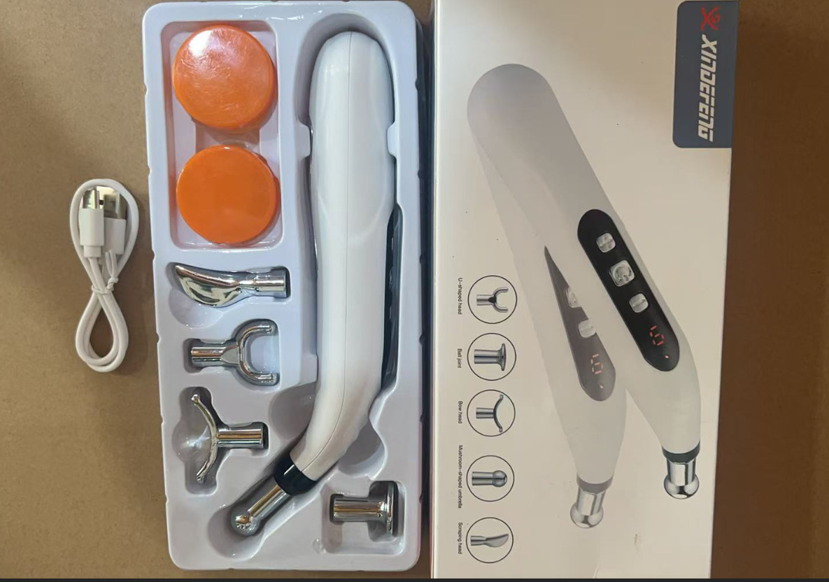 Pluma de acupuntura electrónica pluma de acupuntura pluma de punto de acupuntura Meridian Energy pluma de masaje pluma de acupuntura aguja de acupuntura fisioterapia punto de acupuntura automático